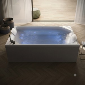 Onira Vasca Da Bagno J-Quiet 190X120X60 (SENZA PANNELLI E RUBINETTERIA)