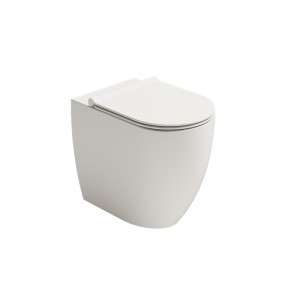 FORM VASO A TERRA L.54 BIANCO LUCIDO