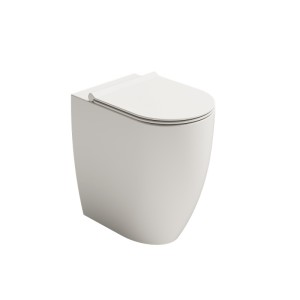 FORM VASO FILO MURO BIANCO LUCIDO h.50cm
