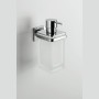 COLOMBO ACCESSORI BAGNO BASIC Q DISPENSER SAPONE IN VETRO A MURO