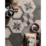 MARCA CORONA TERRA NERO ESAGONA 25X21.6