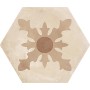 MARCA CORONA TERRA CARDINALE ESAGONA VERS. C 25X21.6