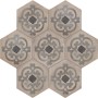 MARCA CORONA TERRA FIORE ESAGONA VERS. F 25X21.6