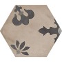 MARCA CORONA TERRA MIX ESAGONA VERS. F 25X21.6