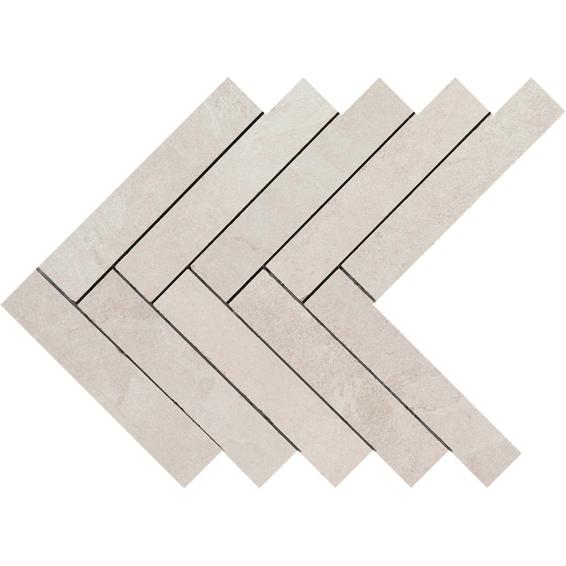 MARAZZI MYSTONE_ARDESIA BIANCO MOSAICO FRECCIA