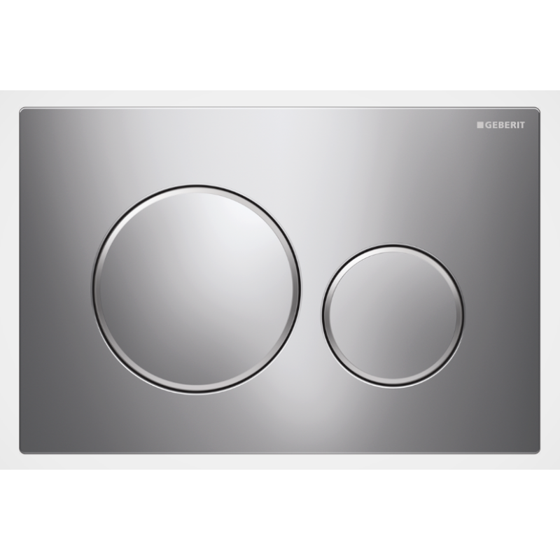 GEBERIT SIGMA 20 PLACCA CROMO-SATINATA-CROMO