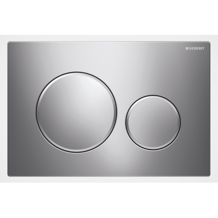 GEBERIT SIGMA 20 PLACCA CROMO-SATINATA-CROMO