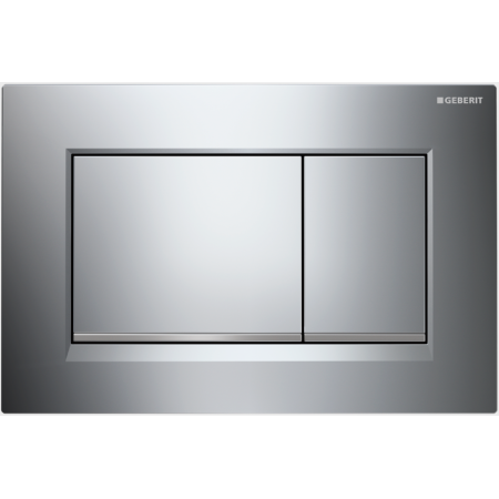 GEBERIT SIGMA 30 PLACCA CROMO-SATINATA-CROMO