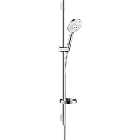 HANSGROHE RAINDANCE SELECT S SET DOCCIA 120 3JET CON ASTA DOCCIA 90 CM E PORTASAPONE BIANCO/CROMO