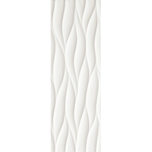 FAP CERAMICHE LUMINA 75 CURVE WHITE GLOSS 25X75