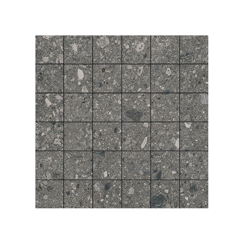 MARAZZI MYSTONE_CEPPO DI GRÈ MOSAICO ANTRACITE 30X30