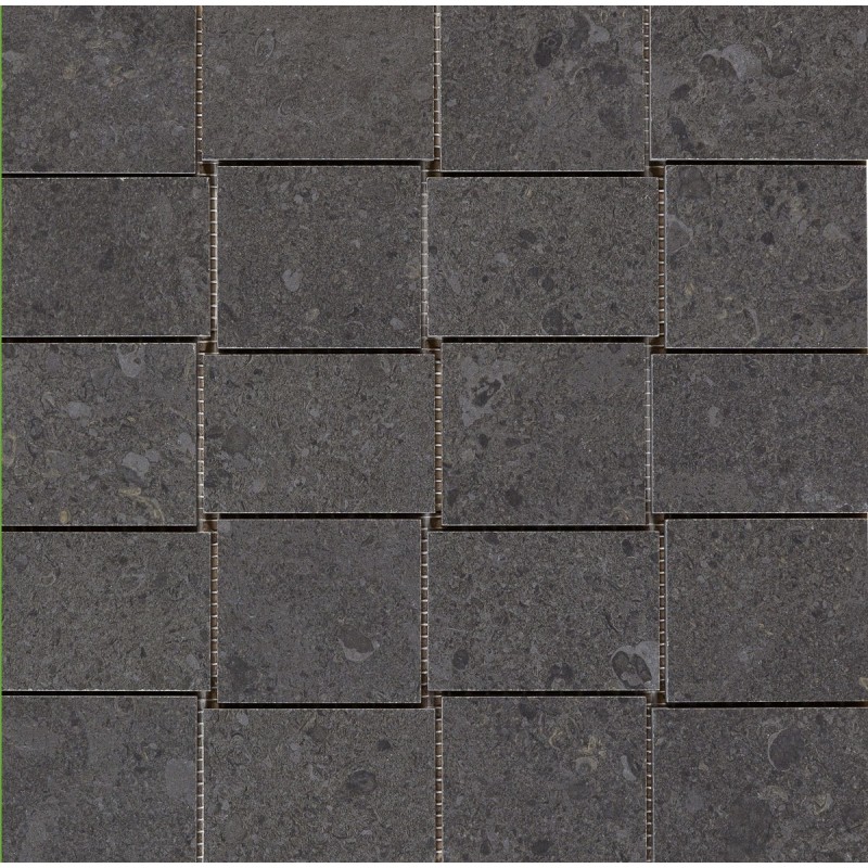 MARAZZI MYSTONE_GRIS FLEURY MOSAICO NERO 30X30