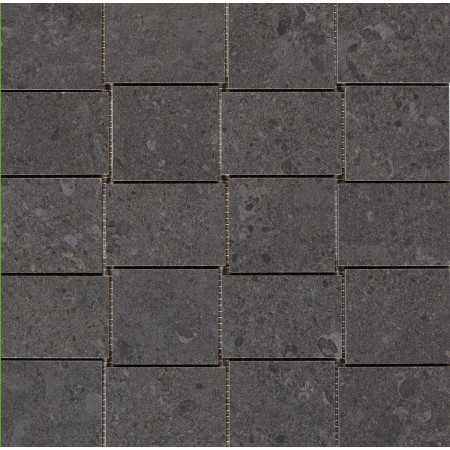 MARAZZI MYSTONE_GRIS FLEURY MOSAICO NERO 30X30