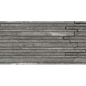 MARAZZI MYSTONE_PIETRA DI VALS MOSAICO STRUTTURATO ANTRACITE 30X60