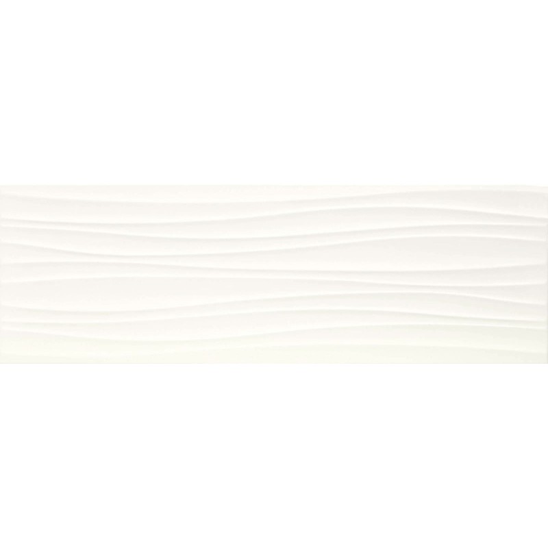 MARAZZI ABSOLUTE WHITE STRUTT. TWIST 3D SATINATO 25X76