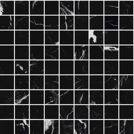 MARAZZI ALLMARBLE_FLOOR ELEGANT BLACK MOSAICO LUX 30X30