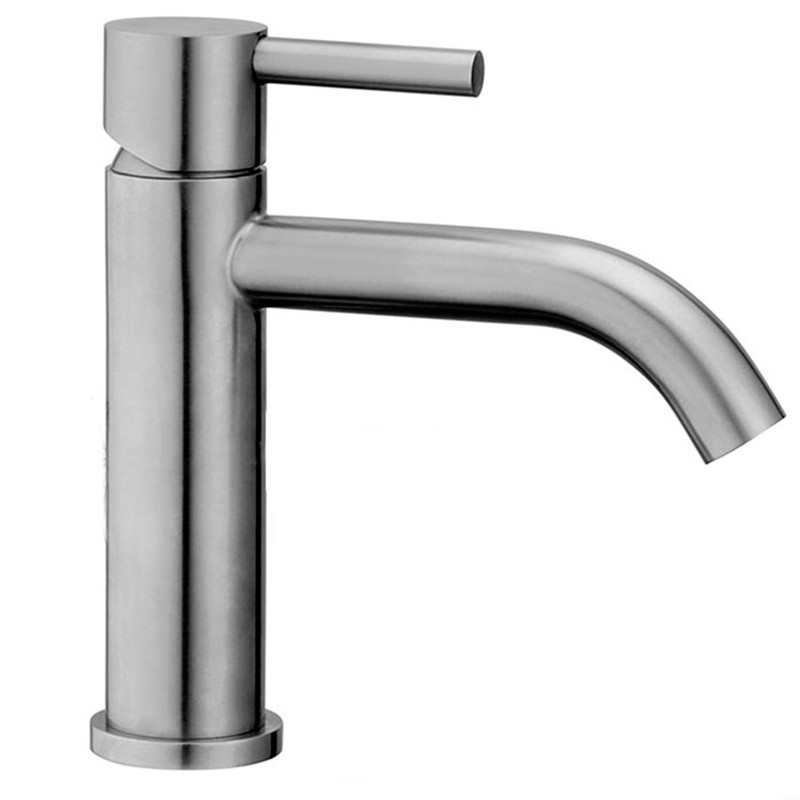 PAFFONI STEEL MISCELATORE LAVABO S/SCARICO IN ACCIAIO