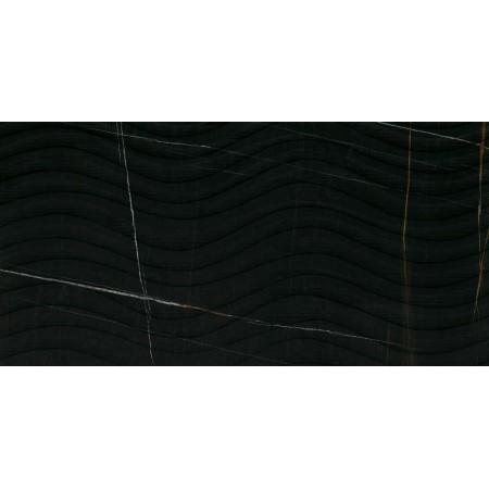 IMPRONTA ITALGRANITI MARBLE EXPERIENCE SAHARA NOIR ONDA 60X120 SP 9,5