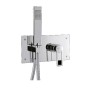 ITALMIX NIAGARA MISCELATORE DOCCIA AD INCASSO C/PLACCA A MURO