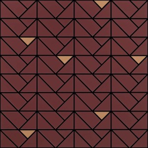 MARAZZI ECLETTICA PURPLE MOSAICO BRONZE 40X40