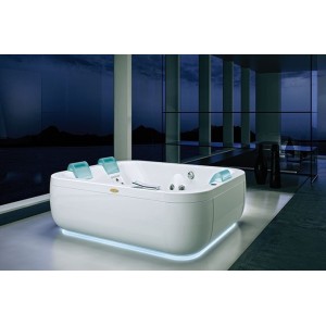 JACUZZI® AQUASOUL EXTRA 190X150X60 H cm VASCA IDROMASSAGGIO BIANCO LUCIDO