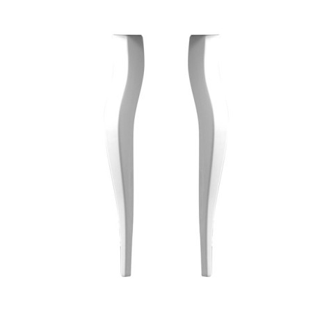 GSG TIME Coppia Di Gambe In Ceramica Per Consolle Bianco