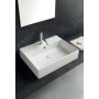 SMILE LAVABO RETTANGOLARE 50X46 BIANCO LUCIDO