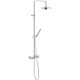 NOBILI LIVE TELESCOPIC THERMOSTATIC SHOWER COLUMN WITH ø 200 MM SOFFIONE