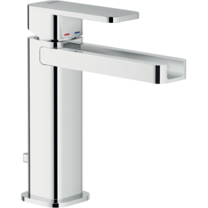 NOBILI LOOP BASIN MIXER WITH WASTE WATERFALL SPOUT