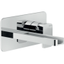NOBILI LOOP LAVABO MISCELATORE A PARETE S/SCARICO BOCCA A CASCATA