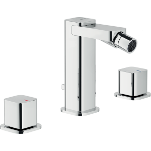 NOBILI LOOP BIDET MIXER WITH DRAIN 3-HOLE BATTERY