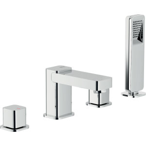 NOBILI LOOP BATHTUB EDGE MIXER 4-HOLE BATTERY