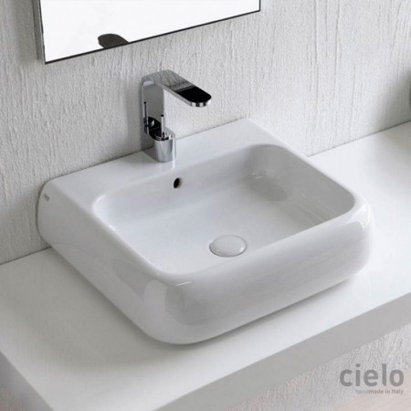 SANITARI CIELO SHUI LAVABO 54 RETTANGOLARE SOSPESO/DA APPOGGIO