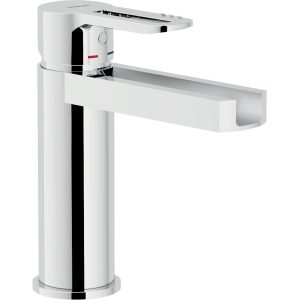 NOBILI NEW ROAD BASIN MIXER WITH WATERFALL SPOUT WITH CLICK-CLACK WASTE