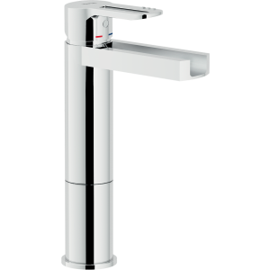 NOBILI NEW ROAD MEDIUM BASIN MIXER WITH WATERFALL SPOUT WITH CLICK-CLACK WASTE