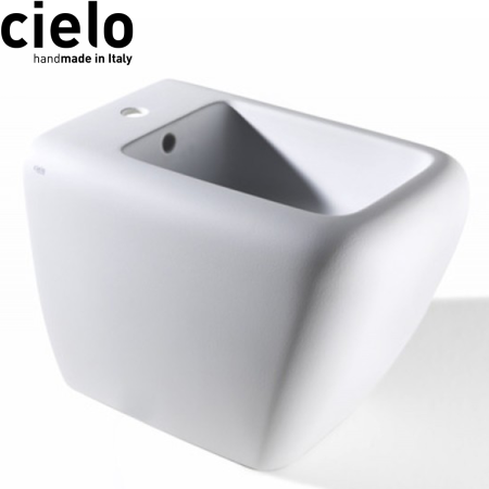 SANITARI CIELO SHUI BIDET A TERRA FILO PARETE