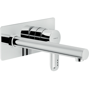 NOBILI NEW ROAD WALL-MOUNTED BASIN MIXER L. 20 CM WITH PLATE