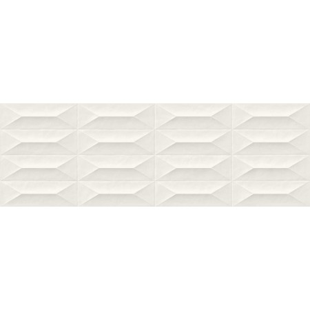 MARAZZI COLORPLAY WHITE STRUTTURA CABOCHON 30X90 Rectified