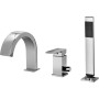 PAFFONI ELLE BATHTUB MIXER WITH DIVERTER AND SPOUT