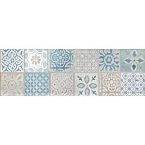 RAGNO CERAMICHE FRAME DECORO MAJOLICA MILK 25X76