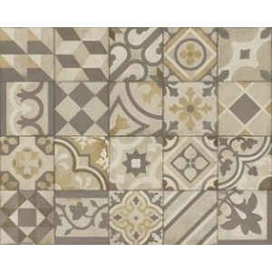 RAGNO CERAMICHE OTTOCENTO DECORO MIX AMBRA 20X20