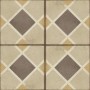 RAGNO CERAMICHE OTTOCENTO DECORO TAPPETO 1 AMBRA 20X20