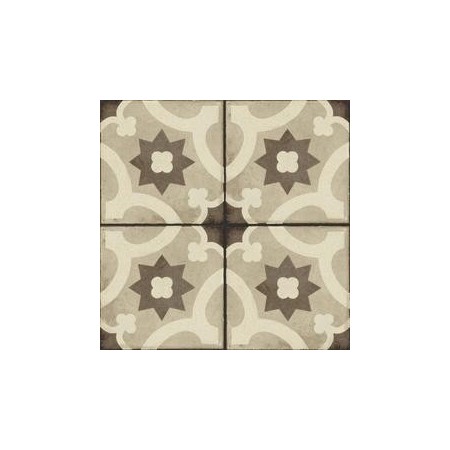 RAGNO CERAMICHE OTTOCENTO DECORO TAPPETO 2 AMBRA 20X20