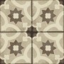 RAGNO CERAMICHE OTTOCENTO DECORO TAPPETO 2 AMBRA 20X20