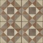 RAGNO CERAMICHE OTTOCENTO DECORO TAPPETO 3 AMBRA 20X20