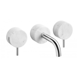 MARMO WALL-MOUNTED BASIN MIXER WITH CLICK-CLACK DRAIN CM 17.2 IB RUBINETTERIE MARMO WALL-MOUNTED BASIN MIXER WITH CLICK-CLACK WASTE CM 17.2