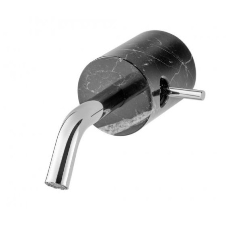IB RUBINETTERIE MARMO BLACK SINGLE-HOLE WALL-MOUNTED BASIN MIXER TAP