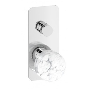 MARMO BUILT-IN SHOWER MIXER WITH DIVERTER IB RUBINETTERIE MARMO BUILT-IN SHOWER MIXER WITH DIVERTER