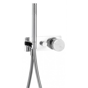 MARMO BUILT-IN SHOWER MIXER WITH 2-WAY SHOWER KIT IB RUBINETTERIE MARMO BUILT-IN SHOWER MIXER WITH 2-WAY SHOWER KIT
