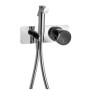 IB RUBINETTERIE MARMO BIDET SPRAY WITH BLACK MIXER